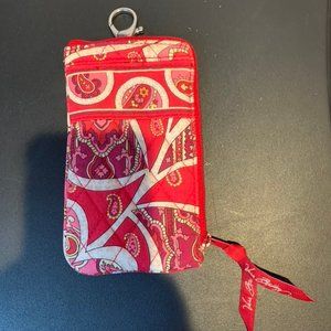 Vera Bradley Red Paisley Electronics/Phone Case.